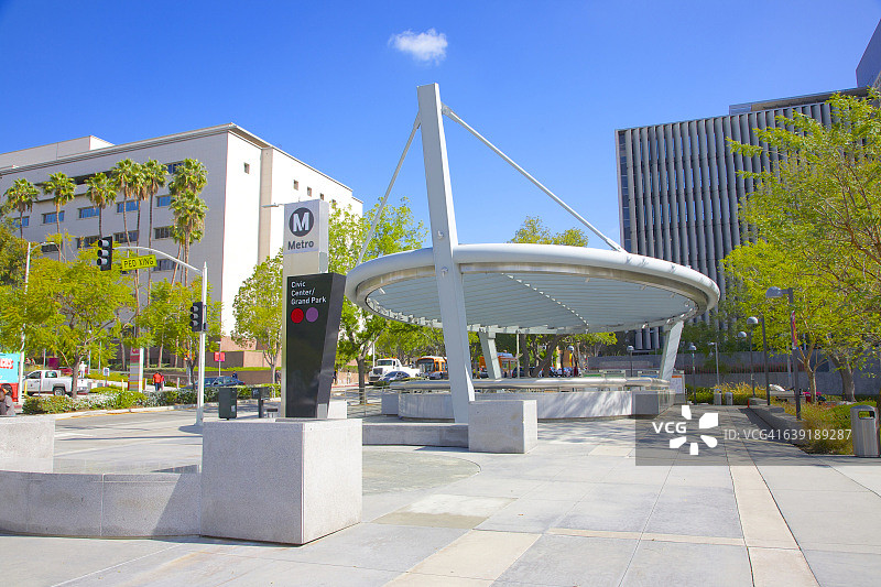 洛杉矶新地铁站图片素材