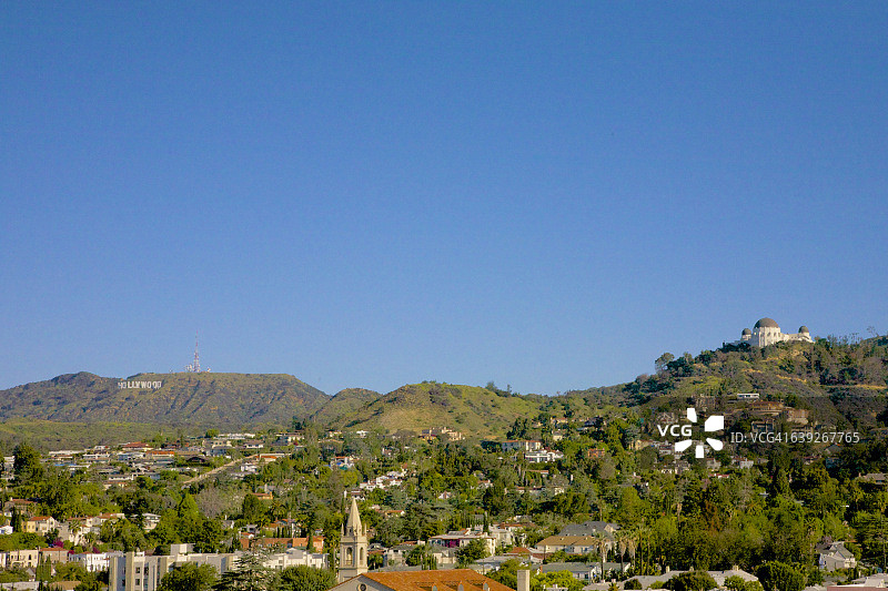 洛杉矶圣莫尼卡山脉图片素材