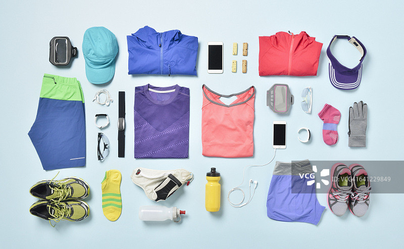 慢跑装备图片素材