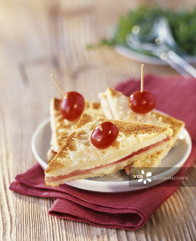 法式先生吐司三明治图片素材