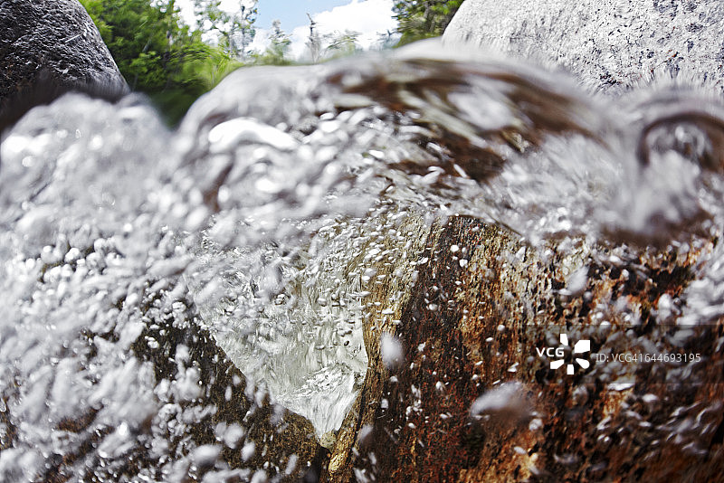 阿迪朗达克水下河流景观图片素材