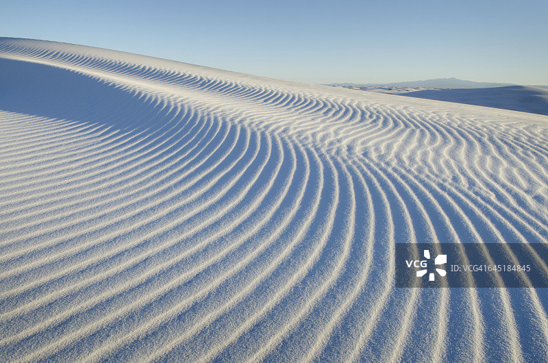 新墨西哥州白沙国家纪念地图片素材