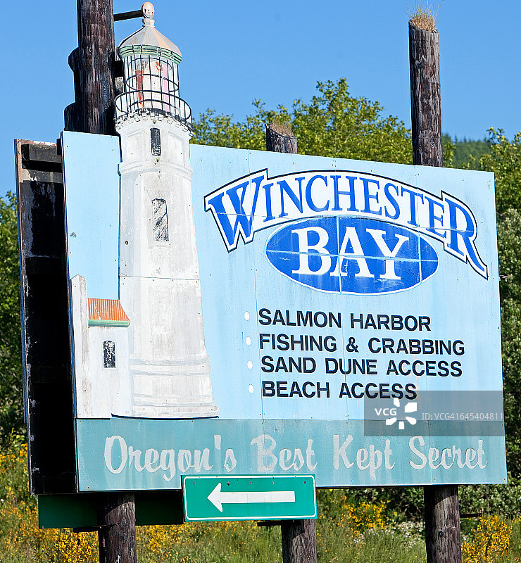 温彻斯特湾欢迎标志图片素材