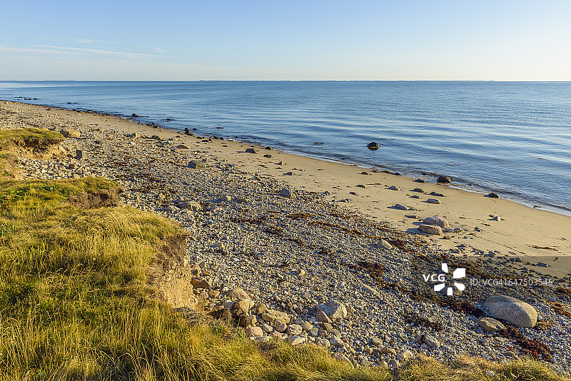 夏季天然石滩图片素材