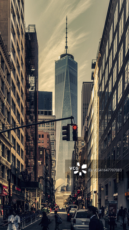 自由塔，美国纽约图片素材