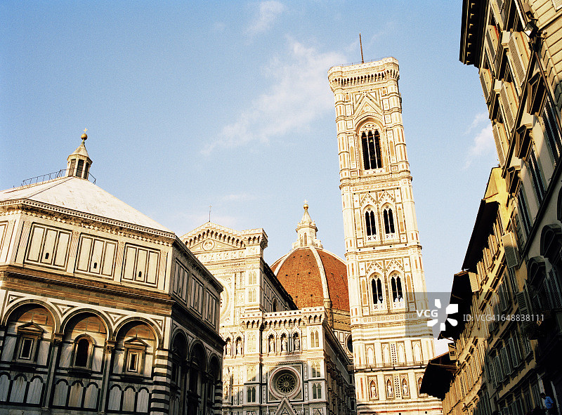 佛罗伦萨大教堂、钟楼和洗礼堂图片素材