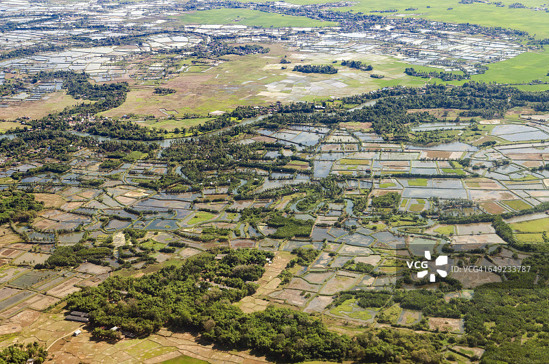 望加锡附近的沿海景观图片素材