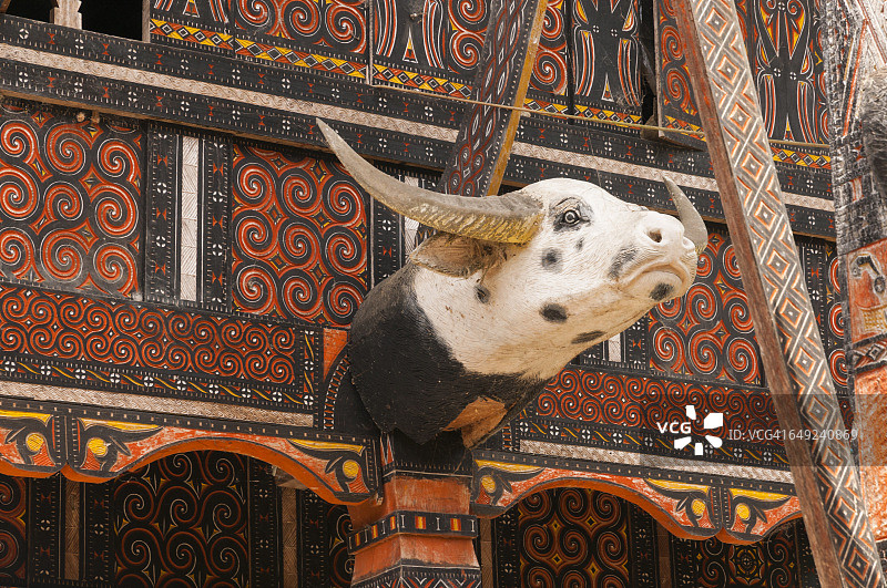 托拉雅房屋（Tongkonan）细节图片素材