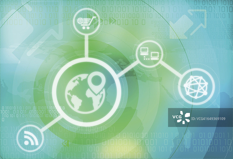 全球定位系统概念图图片素材