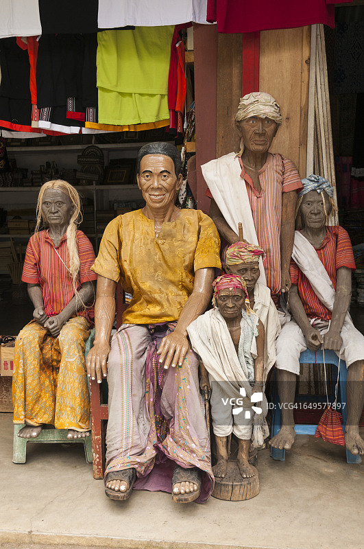 托拉雅悬崖墓葬人像（陶陶）图片素材