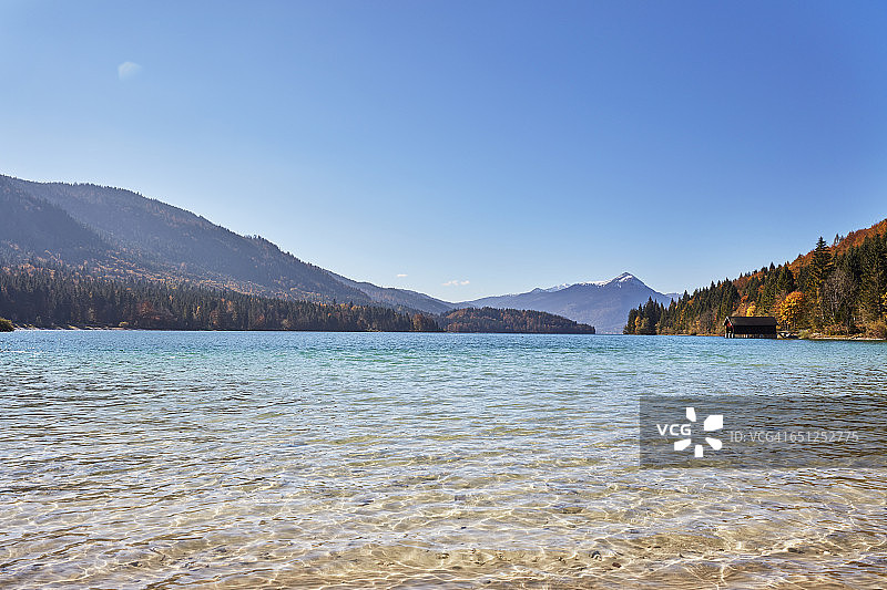 瓦尔兴湖风光图片素材