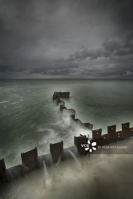 丁坝景观图片素材