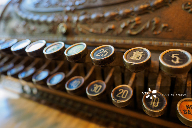 古董收银机图片素材