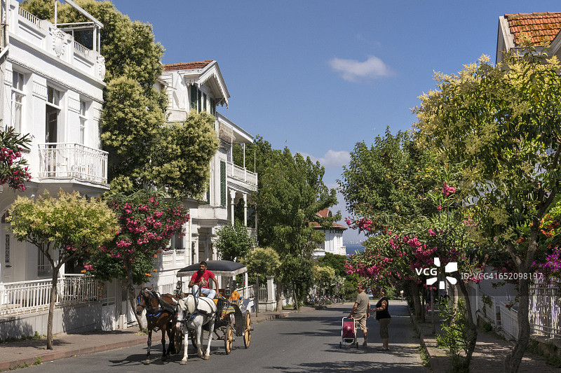 比于卡达岛，土耳其伊斯坦布尔图片素材