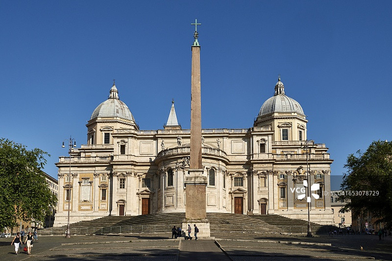 罗马圣玛丽亚马焦雷教堂图片素材