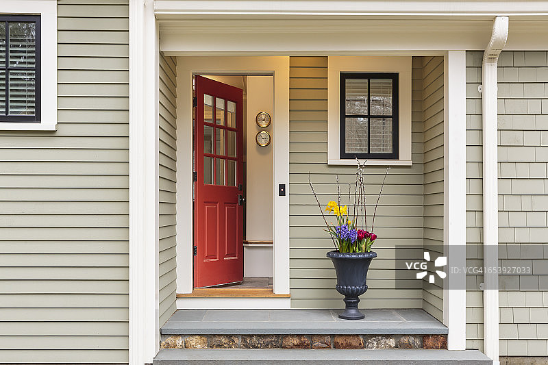 打开前门图片素材