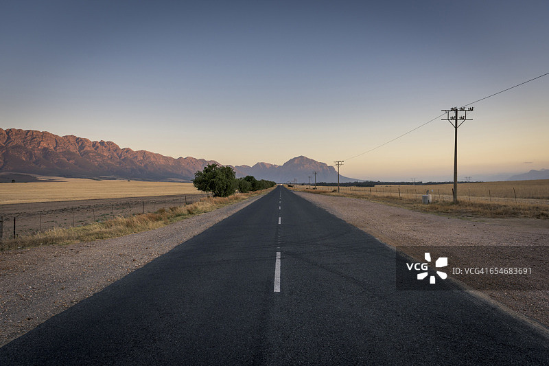 南非西开普省图尔巴赫的日落之旅图片素材