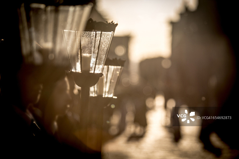 墨西哥的复活节游行图片素材