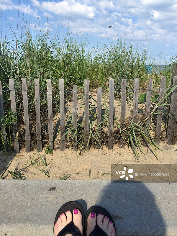 夏天海滩!图片素材