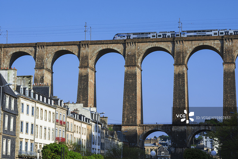 法国布列塔尼莫尔莱图片素材