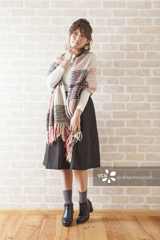 年轻的日本女子肖像图片素材