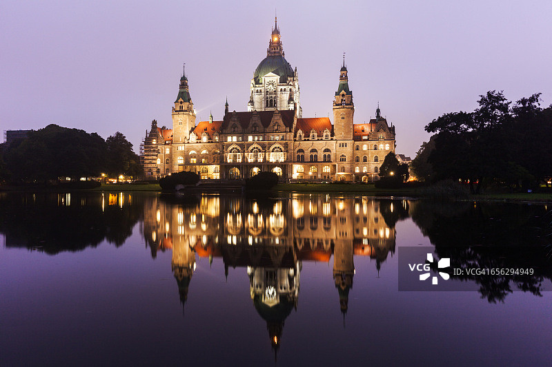 德国下萨克森州汉诺威新市政厅图片素材