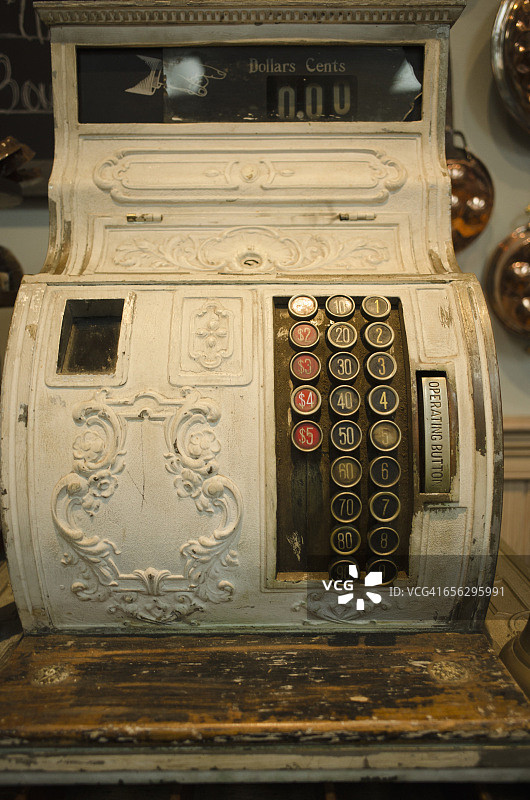 古董收银机图片素材
