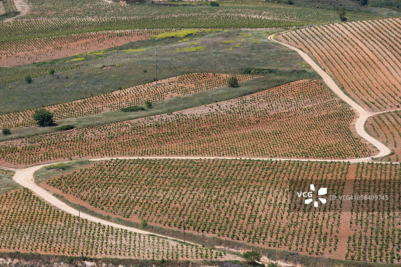 里奥哈景观公路图片素材