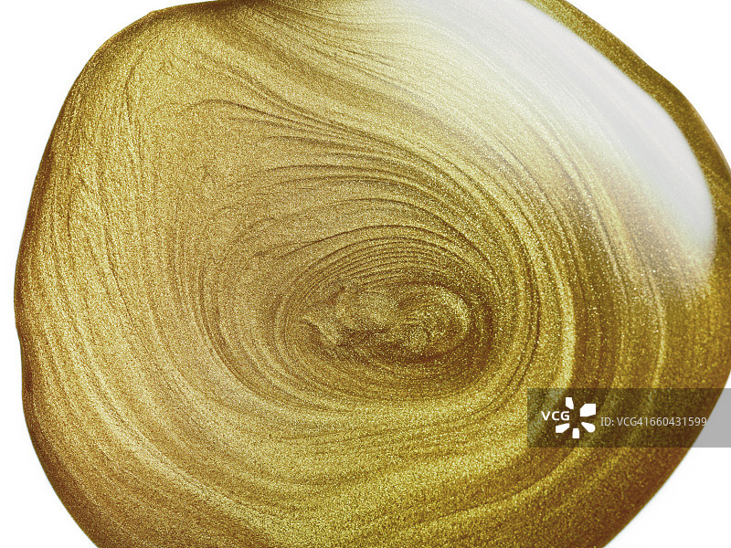 金色美甲特写图片素材