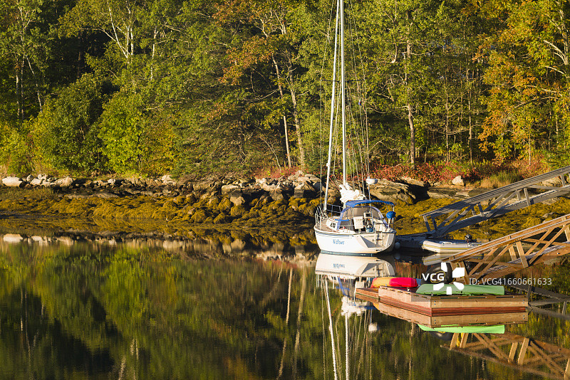 美国缅因州建筑外景图片素材