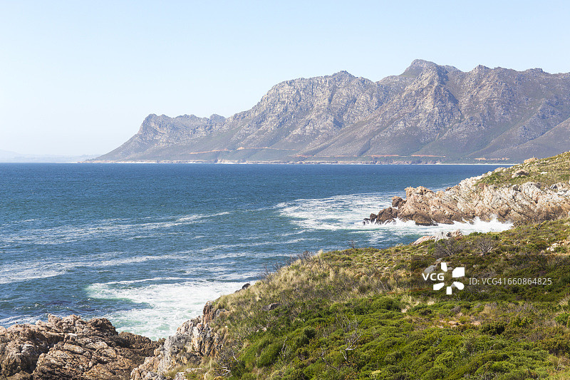 眺望霍屯督山脉图片素材