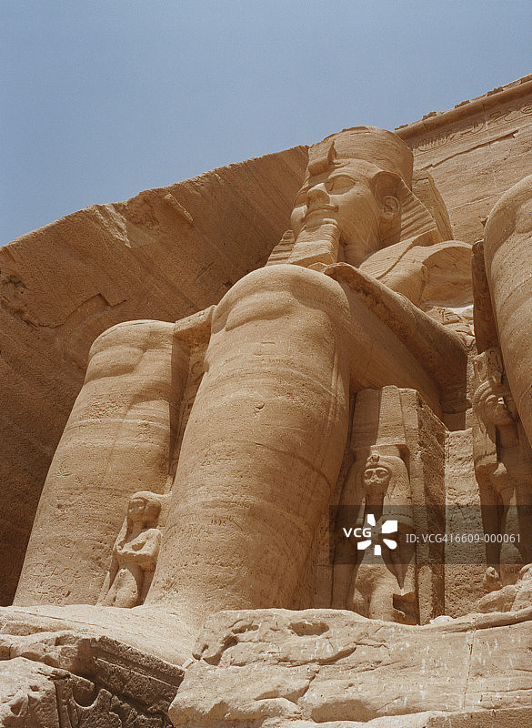 拉美西斯二世雕像图片素材
