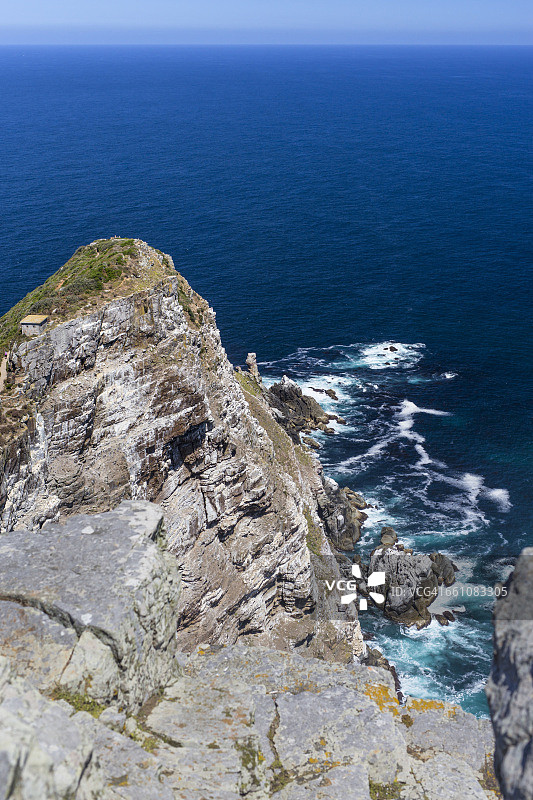 好望角悬崖和海平线图片素材