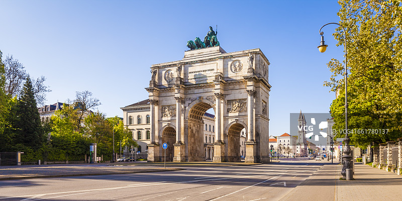 德国巴伐利亚慕尼黑凯旋门图片素材