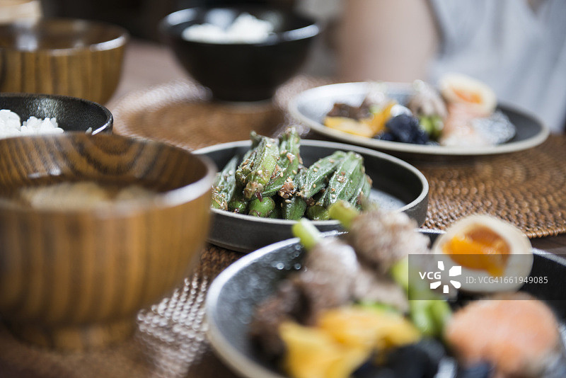 日式传统家常菜图片素材
