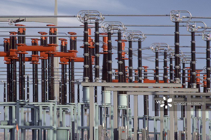 电力传输转换变电站图片素材