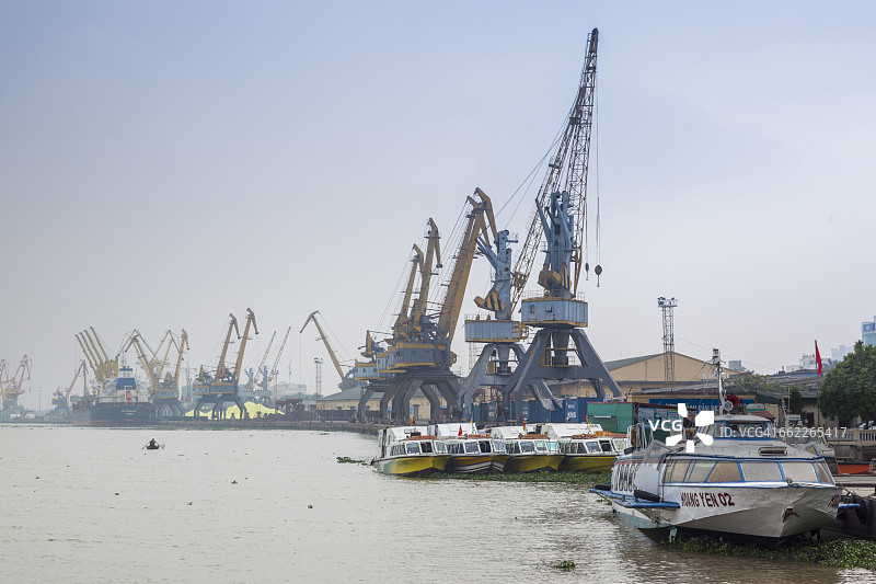 越南，海防市，建筑外景图片素材