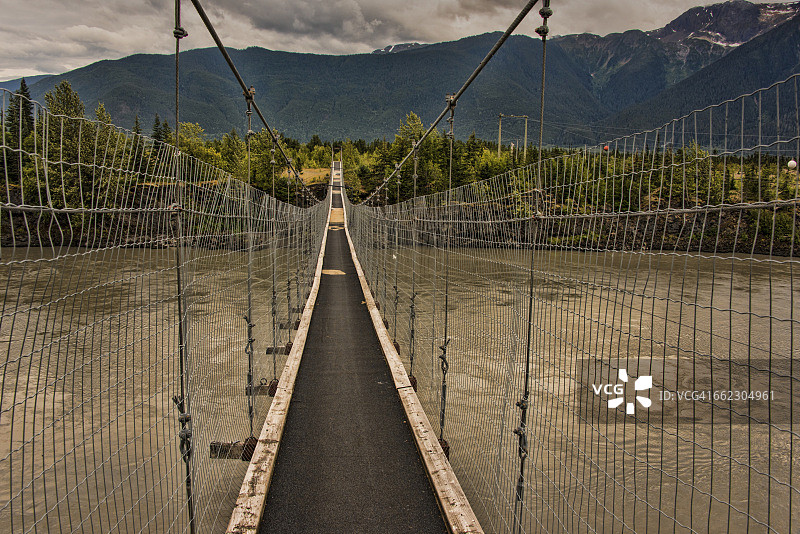 吊桥图片素材