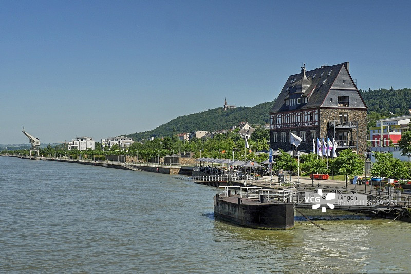 宾根莱茵河长廊图片素材