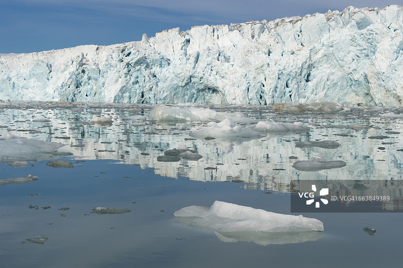 利利霍克冰川图片素材