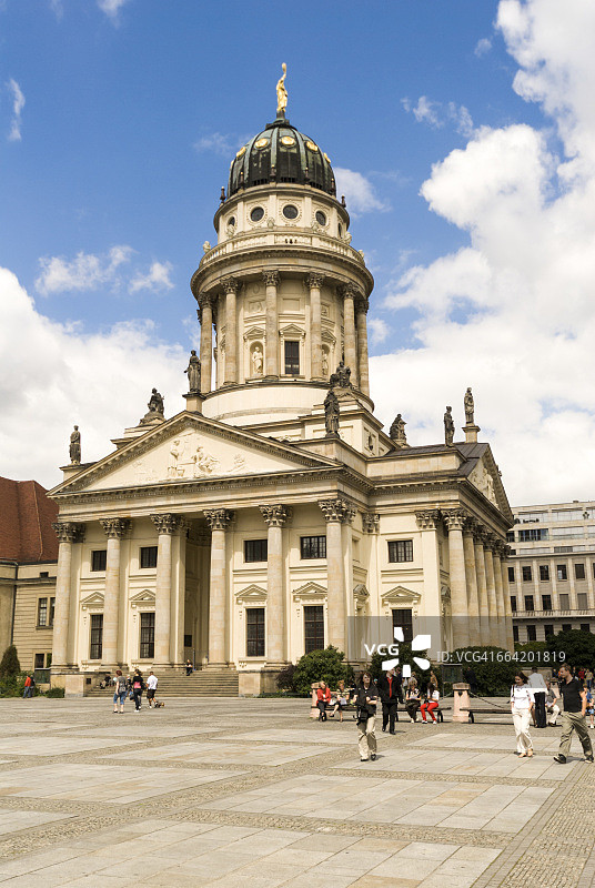 德国柏林的法国大教堂图片素材