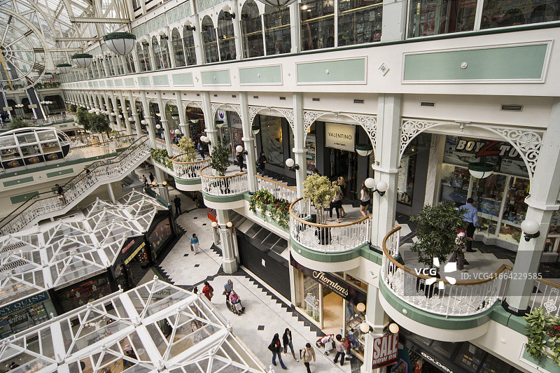 都柏林圣斯蒂芬绿色购物中心图片素材