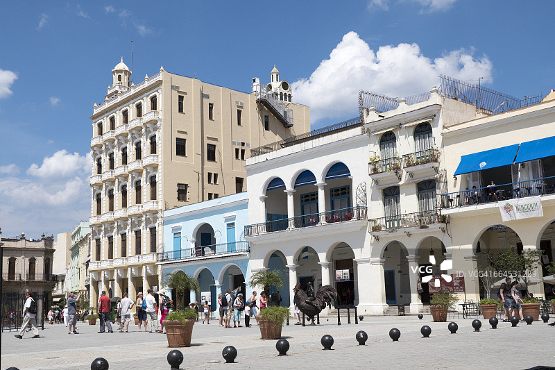 古巴哈瓦那老广场图片素材