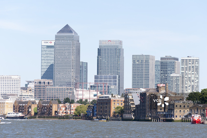 伦敦金丝雀码头图片素材