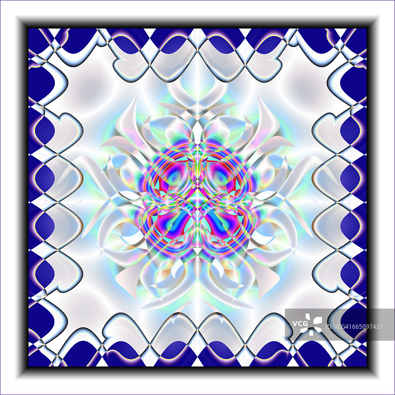 弯曲的半透明创意形状图片素材