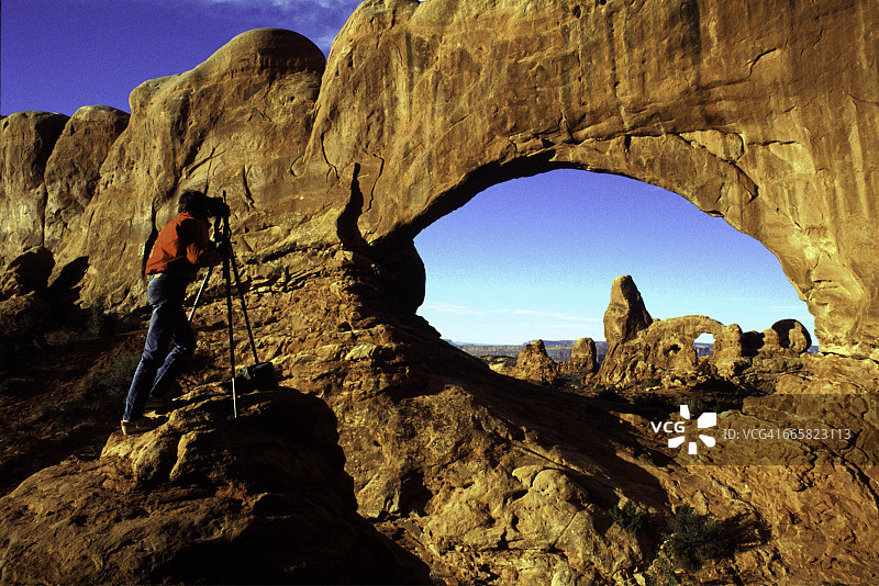 拱门国家公园炮塔拱门图片素材