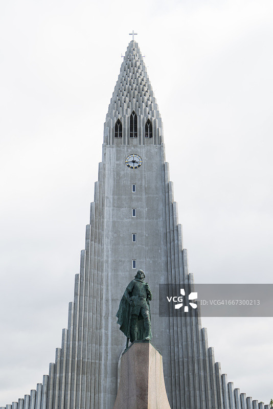 冰岛雷克雅未克哈尔格林姆斯教堂图片素材