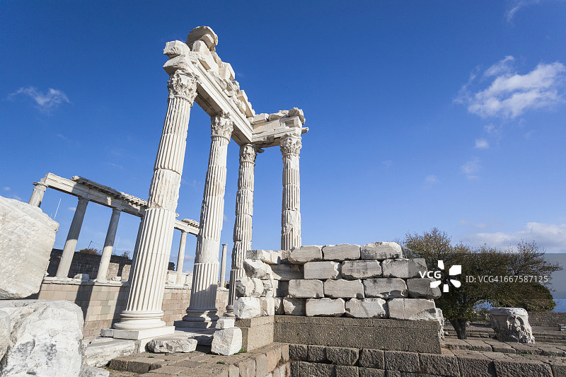 图拉真神庙遗址图片素材