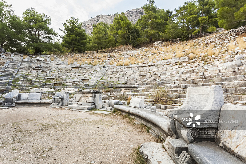 圆形剧场遗址图片素材