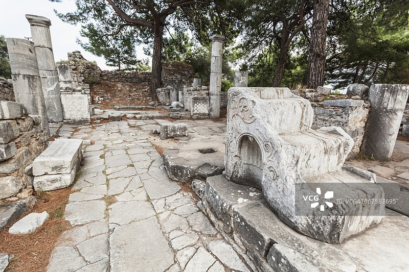 主教教堂遗址图片素材